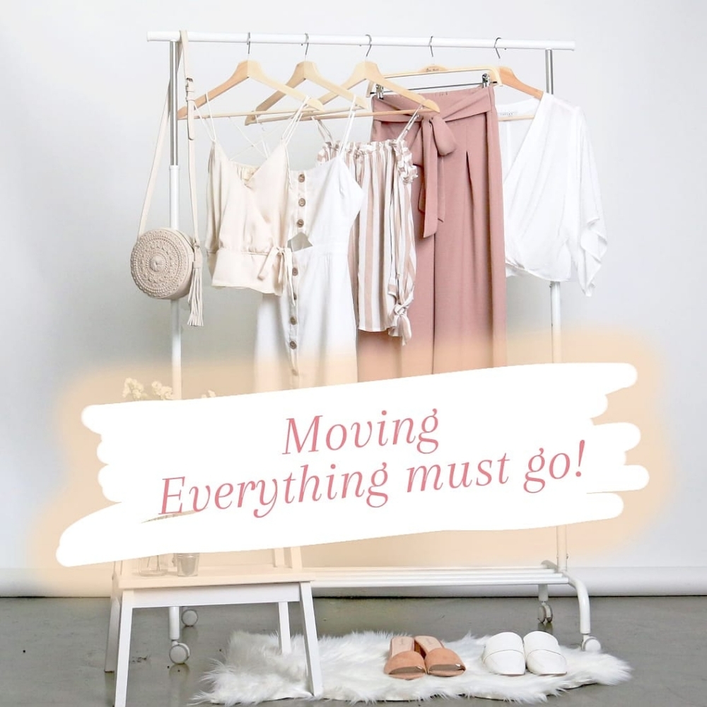 Moving and everything must go